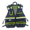 Electrician Tool Vest Pouch Organizer Lightweight Fitments Heavy Duty Storage Bag Holder Multi