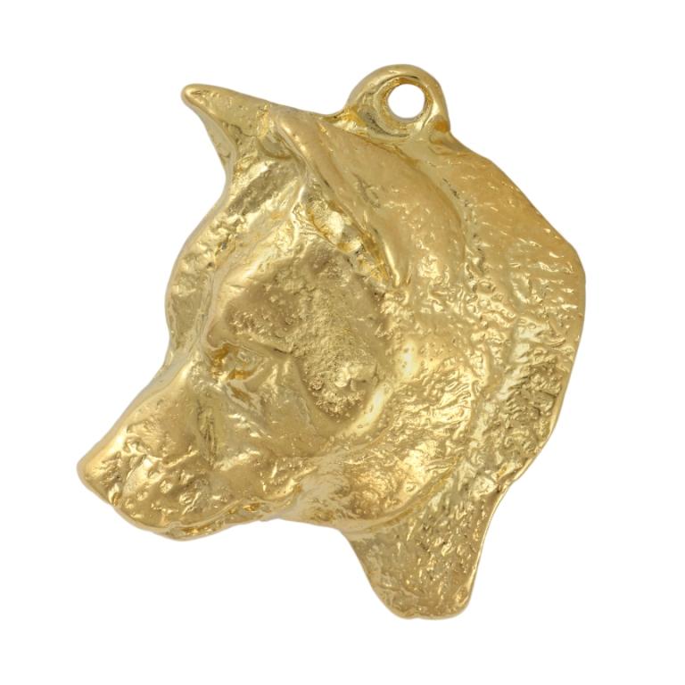 Shiba Inu, Japanese Small Size Dog – Gilded key ring with dog in gift box, handbag decoration | Art-Dog