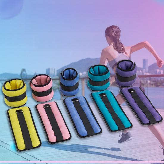 1 пара утяжеляющих мешочков с песком, регулируемый носимый утяжеленный браслет для мужчин и женщин, для танцев, бега, тренировок, лодыжек, запястий, утяжелители, браслет