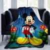1pc, Mickey Mouse Inspired, Seasonal Universal Blanket, Home Decoration, Throw Blanket, Warmth and Comfort for All Seasons, Soft Flannel Throw Blanket