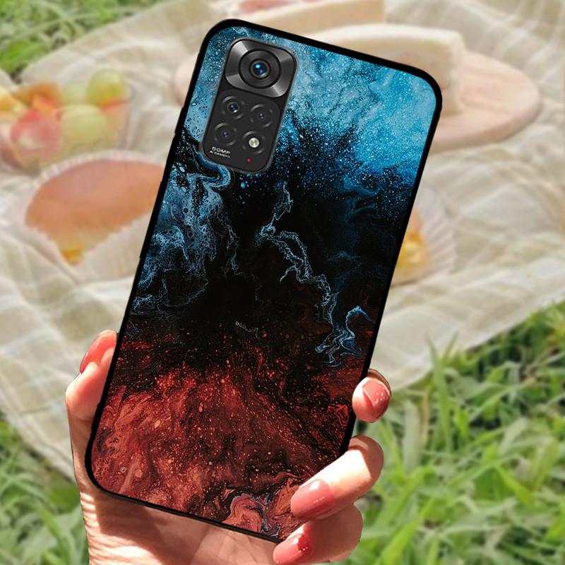 Чехол для Redmi Note 11 4G Милый Ударопрочный Силиконовый Мягкий ТПУ Чехол для Телефона Для Xiaomi Redmi Note 11s Бампер Чехлы На Note11 Pro