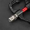 1 Pair Black and Red Bike Foot Pedal 9/16 Inch Thread Flat Bike Pedals  Cycling Upgrade