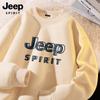 Мужской свитшот JEEP SPIRIT с флисовой подкладкой и круглым вырезом