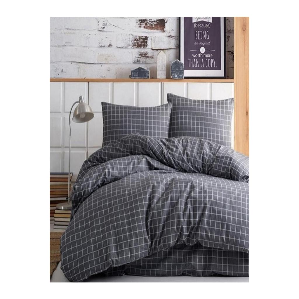 Life Series Fmeminikaro Одинарный комплект пододеяльников из хлопка Ecminikaro01 Дымчатый