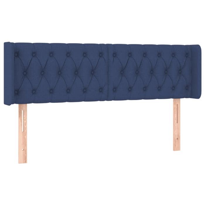 VidaXL LED Headboard Bedroom Furniture Double Bed Accessory Head of Bed Frame Interior Blue 3123584
