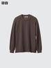Uniqlo Футболка Airism Cotton Crewneck с длинным рукавом 