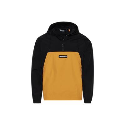 Повседневная куртка-пуловер с капюшоном и полумолнией, мужские куртки, черная A2BUU-AU9