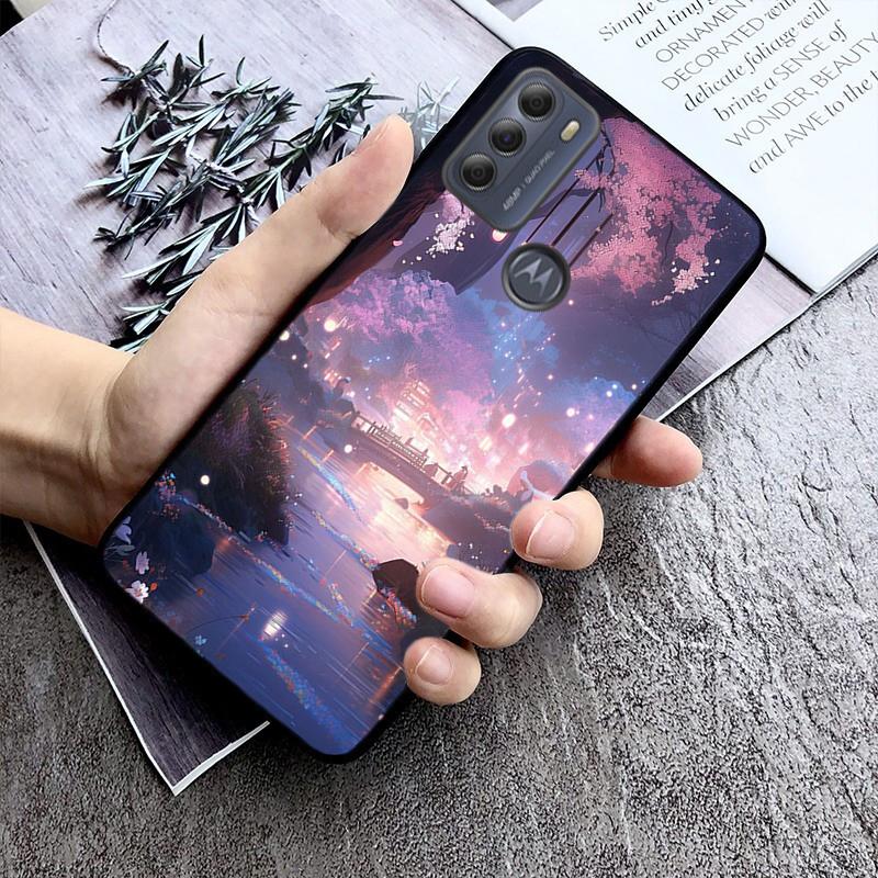 Удивительный пейзаж чехол для телефона Moto G84 G22 G32 G42 G52 G62 G53 G72 G60 G60S G24 G10 G20 G30 G13 G50 G 5G G Pure