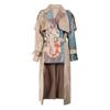 British Wind Niche Fried Street Coat Female New Autumn Painted Print In The Long Waist Temperament All Match Trench Coat