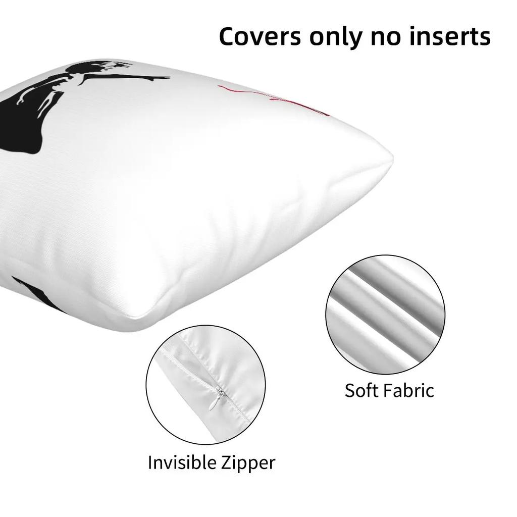 Ethereum X Banksy Balloon Girl 2 Pcs Square Pillowcase Pillow Cover Cushion Decor Comfort Throw Pillow For Home Living Room