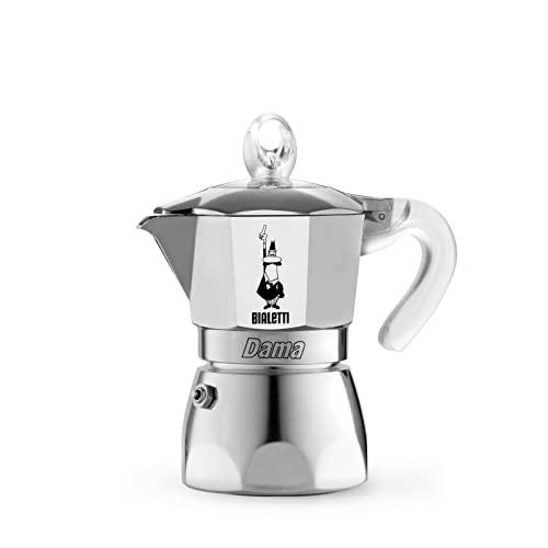 Bialetti Dama Pure Ice Moka Pot 0.18L Metallic