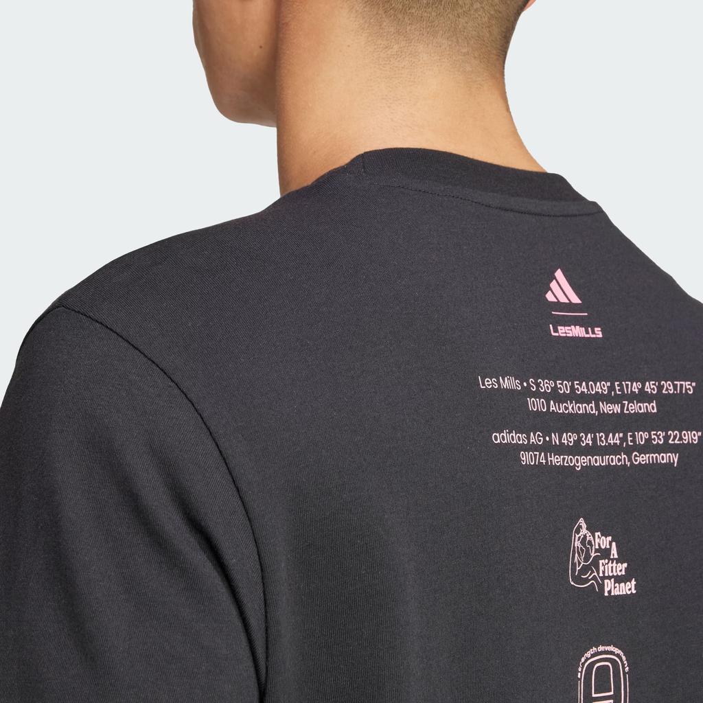 Adidas x LES MILLS T Shirt Men's Black JJ3161