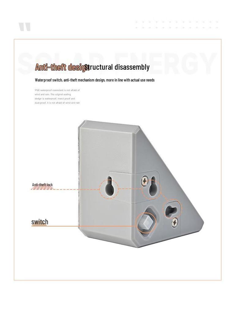 Солнечные треугольные ступеньки для наружных дорожек и дворов