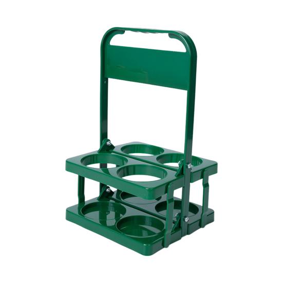 Portable Drink Carrier Folding Cup Holder for Car Reusable Cup Holder with Handle Foldable Beverage Holder for Coffee Beer Wine Soda Juice