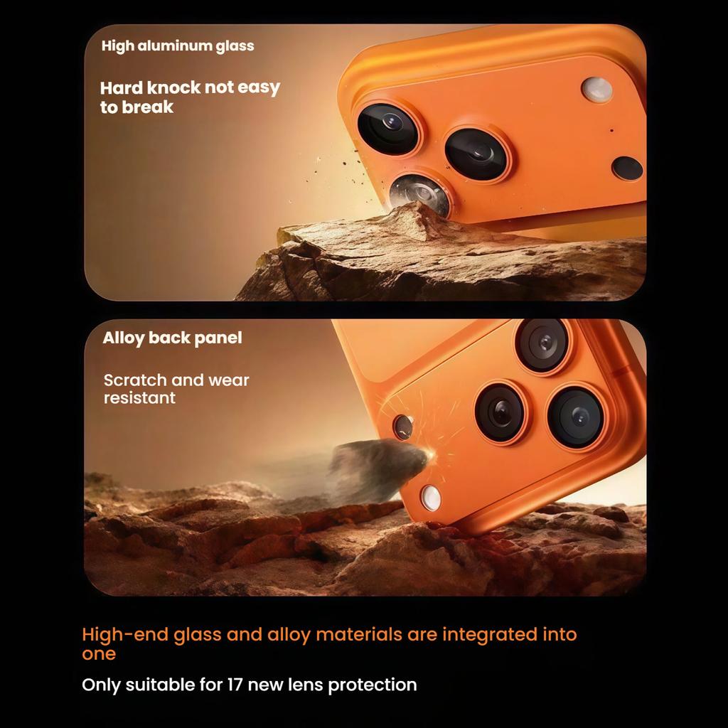 Совместим с iPhone 17 Pro Max - Защита объектива камеры с полным покрытием, AR HD, устойчивая к царапинам, для iPhone 17 Pro