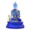Coloured Glaze Medicine Buddha Buddha Statue Ornament, Light Buddha Buddha Home Worship, Buddha Hall Decoration