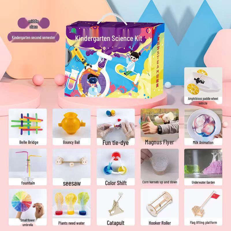 Набор для проведения научных экспериментов STEM для детей: Физика и химия