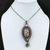 Ocean Jasper Pendant Copper Wire Wrapped Pendants Rainbow Moonstone Pendant Gemstone Jewelry Handmade Pendant Gift For Mother Copper Jewelry