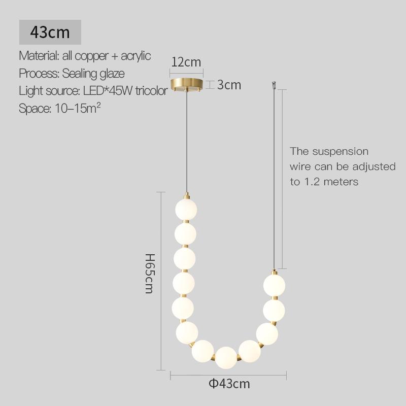 Minimalist Dining Room Chandelier Living Room Light Modern brass full copper designer bar Bar Apartment fashion light fixtures