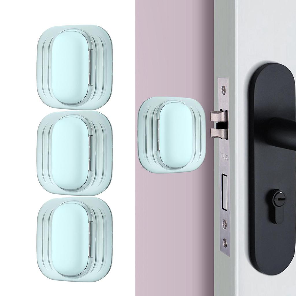 3 шт. Дверная ручка, противоударный коврик для двери, противоударный силиконовый настенный протектор, настенная палка для кухни, туалета, крышки, стола