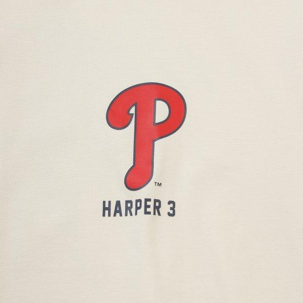 New Era Футболка с автографом игрока Philadelphia Phillies Кремовая 15147522