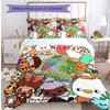 toca boca world cartoon Printed 3PCS Bedding Set Soft Breathable Duvet Cover Pillowcases Set Washable Bedroom Decor Home Gift