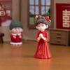2 шт./пара Милые китайские свадебные ornaments lovers Сладкие миниатюрные фигурки пары Декор для сказочного сада Домашнее свадебное ornament