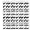 100 Pcs Cable Clips Adjustable Self Adhesive Wire Management Clamps Reusable Nylon PA66 Cable Tie Holder Black YX 1013