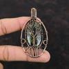 Tree Of Life Dragon Bloodstone Pendant Copper Wire Wrapped Gemstone Pendant Handmade Jewelry Designer Pendant For Gift Copper Wire Jewelry