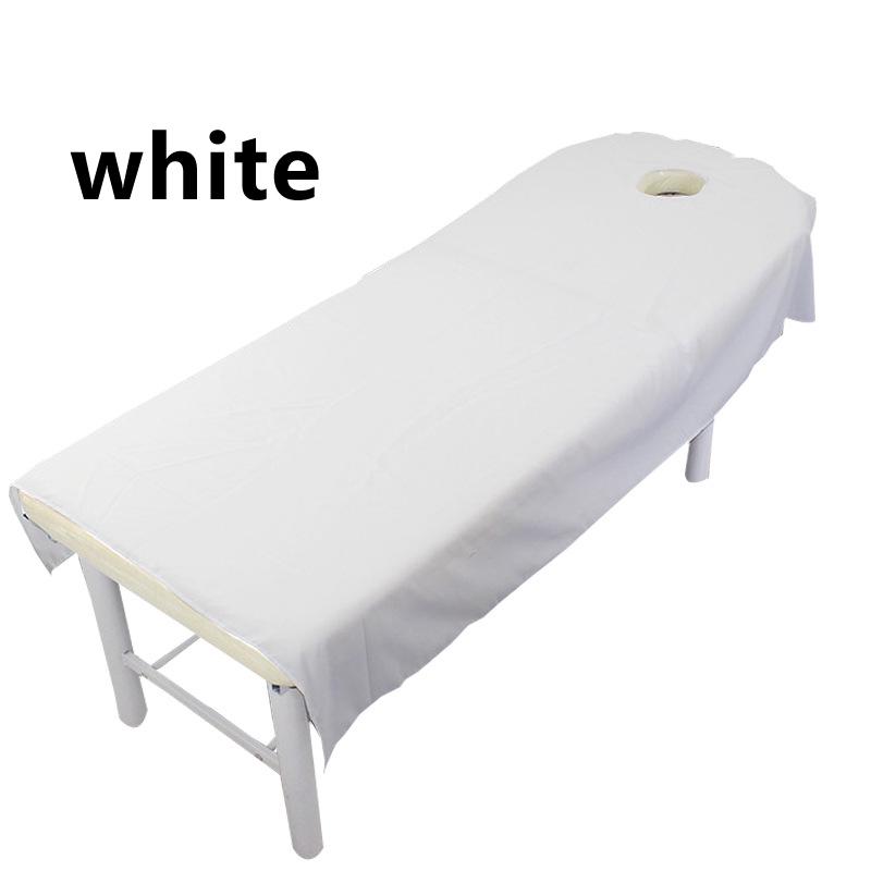 1Pcs Beauty Bed Table Cover Cosmetic Salon Sheets Sheets With Hole SPA Massage Treatment 80cmx190cm