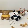 Деревянные фигурки животных Украшение Настольное украшение Для дома Офиса Мультяшная подставка для ручек