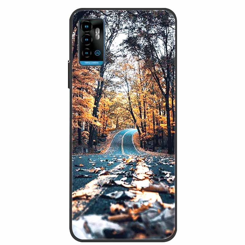 Чехол для ZTE Blade A71 Ударопрочный Мягкий силикон ТПУ Задняя крышка Для ZTE BladeA71 Чехлы для телефона Для ZTE Blade A 71 2021 Милый мультяшный