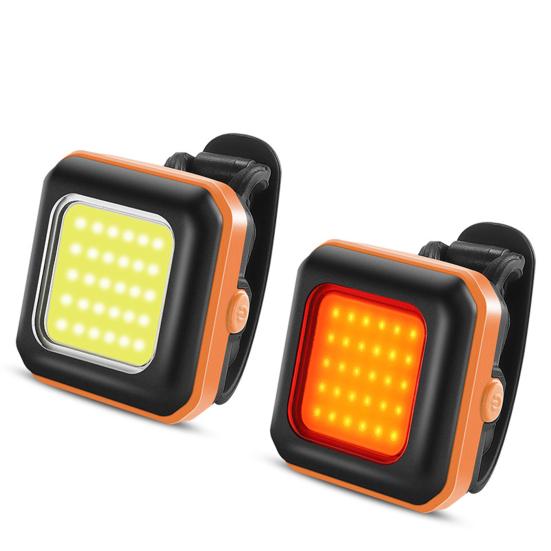 Велосипедный фонарь, светодиодный передний и задний фонарь Type-C, зарядка MTB, дорожный велосипед, подсветка, 3 режима освещения, регулируемый велосипедный фонарь, лампа