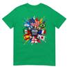 2026 Soccer World Usa Flag Burst Fan Tee TShirt