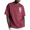 Puma X Staple Graphic Tee Letter Print Crew Neck Short Sleeve T-Shirt Men Tops Burgundy 622201-22