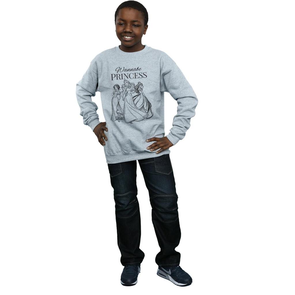 Disney Princess Boys Wannabe Princess Sweatshirt