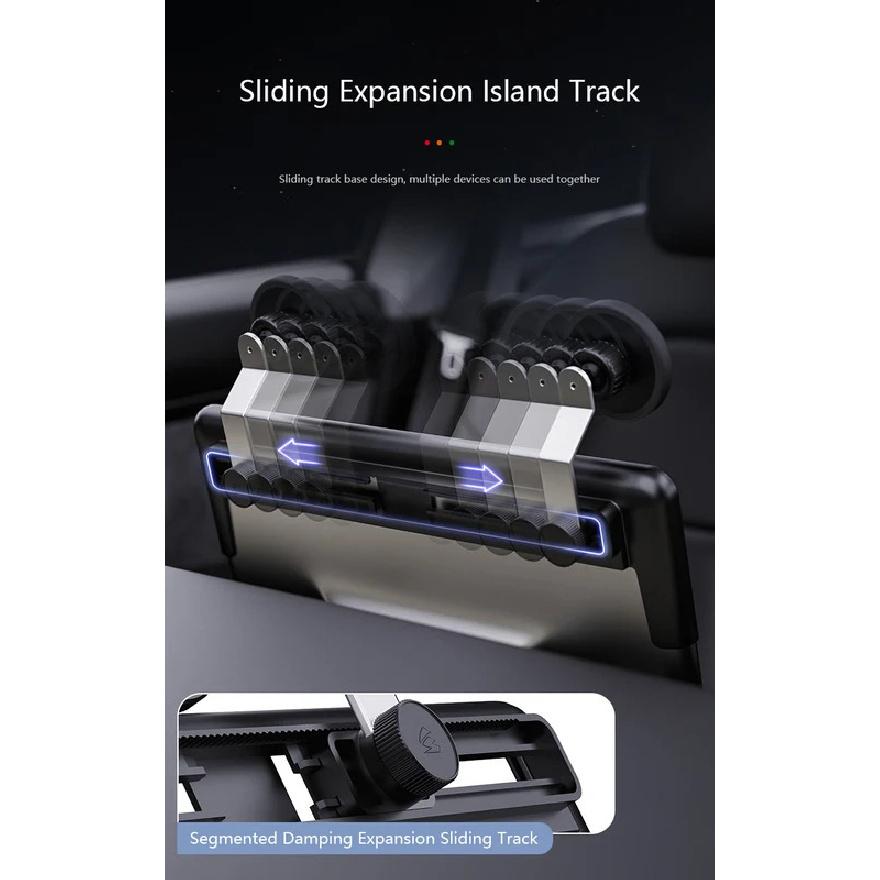 For Tesla Model Y Juniper Screen Phone Holder Metal Bracket 360° Adjustable Stand Model 3 Highland Magnetic Car Phone Cup Holder