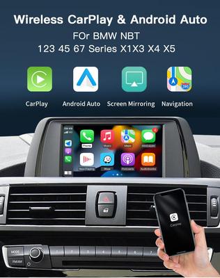 [-BB01] Беспроводной CarPlay Android Auto для системы BWM NBT F10 F20 F25 F26 F30 F31 F35 F34 F48 2011-2017 годов Адаптер Модуль Декодер