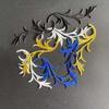 4 Pairs Deer Antler Embroidery Patch Decorative Applique Sew on Patch  For Clothing Dresses