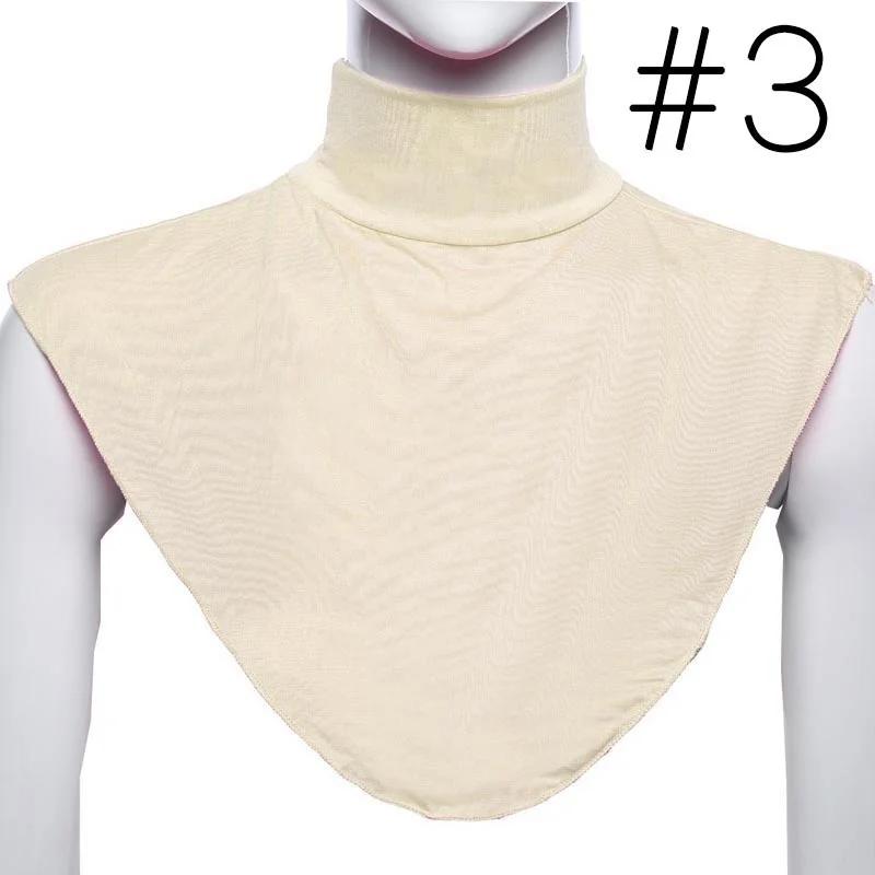 Charming Women's Fashion Modal False Collar Hijab Moslem Fake Collar Faux Turtleneck Neck Dickey False Mock Blouse Half Top
