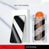 Автоматическая установка Пылезащитное закаленное стекло для IPhone 16 Pro Max 15 16e 14 13 12 Mini 11 X Премиальный защитный экран с защитой конфиденциальности
