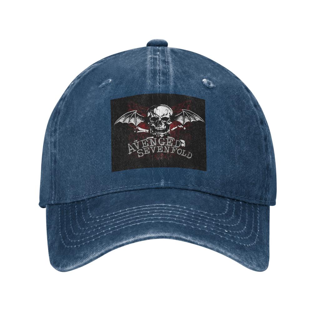 Avenged Sevenfold Washed Denim Cap Casual Baseball Caps Adjustable Hat Summer Unisex Baseball Hats