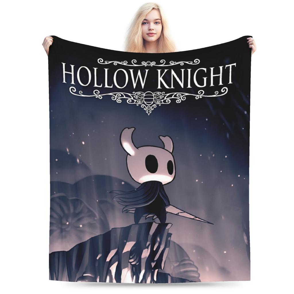 Hollow Knight Funny Games Merch Blanket Super Soft Coral Fleece Plush Throw Blanket Cozy Plush Thin Quilt