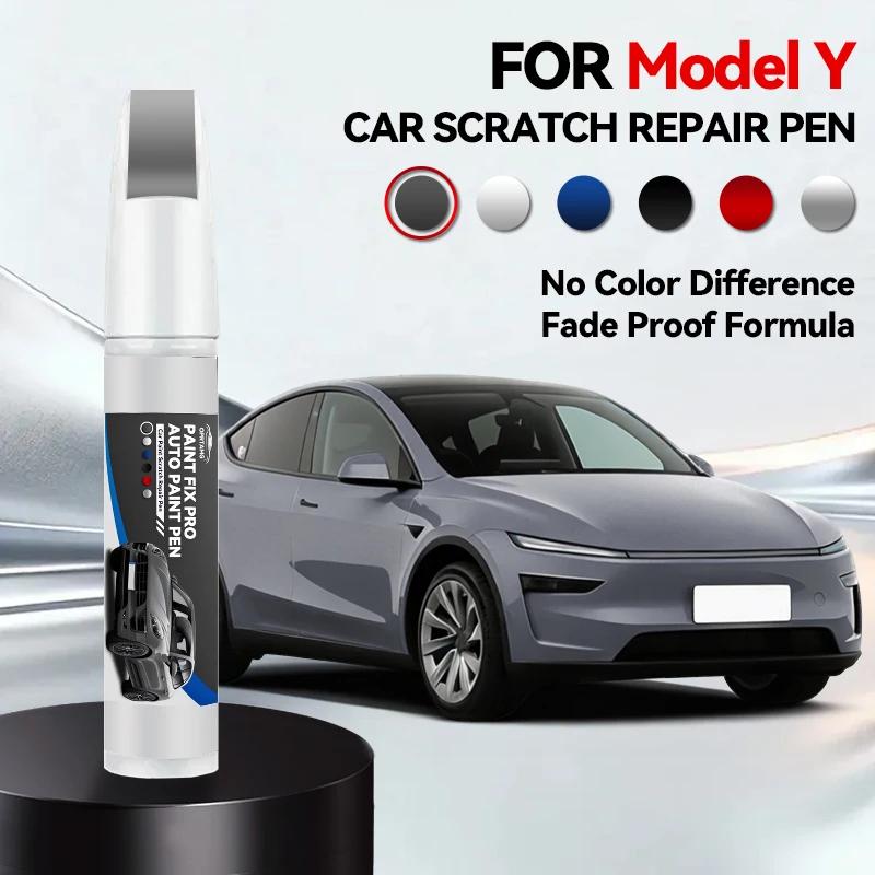 Car Exclusive Purpose For Tesla Model Y 1996-2026 Car Paint Repair Pen Car Touch Up Pen Black White Tesla Wheel Paint Repair Age