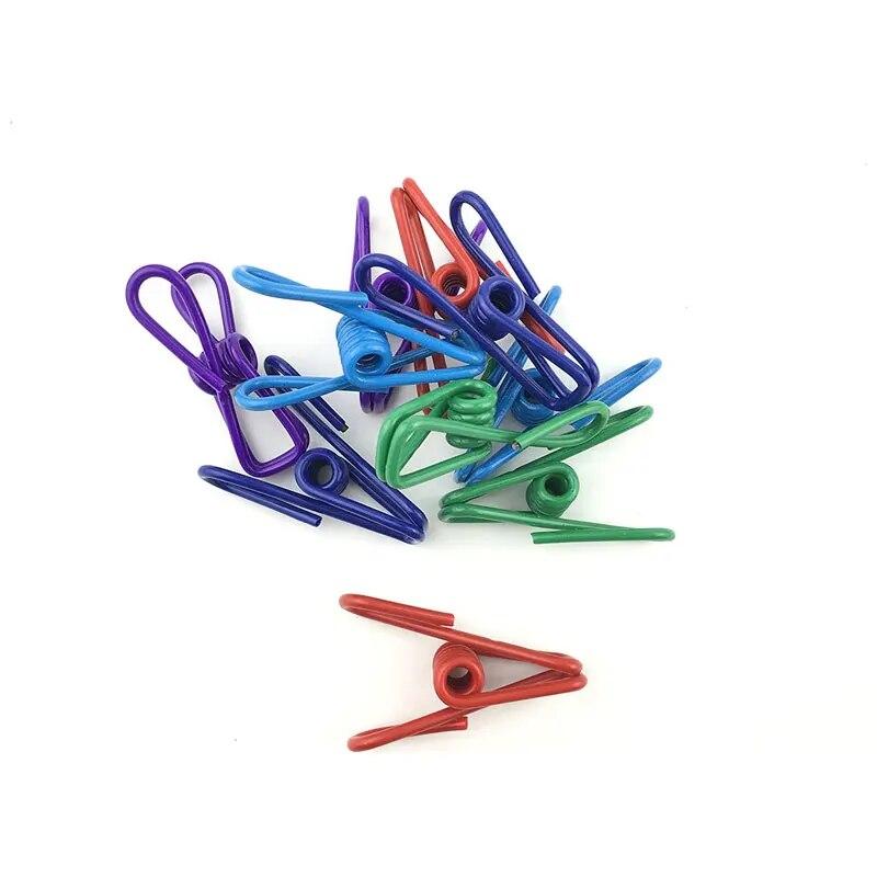 5 шт., зажим для запечатывания мини-сумок, портативный новый кухонный зажим для хранения еды, уплотнение для закусок, зажимы для мешков, зажим для герметика, металлический инструмент, кухонные аксессуары