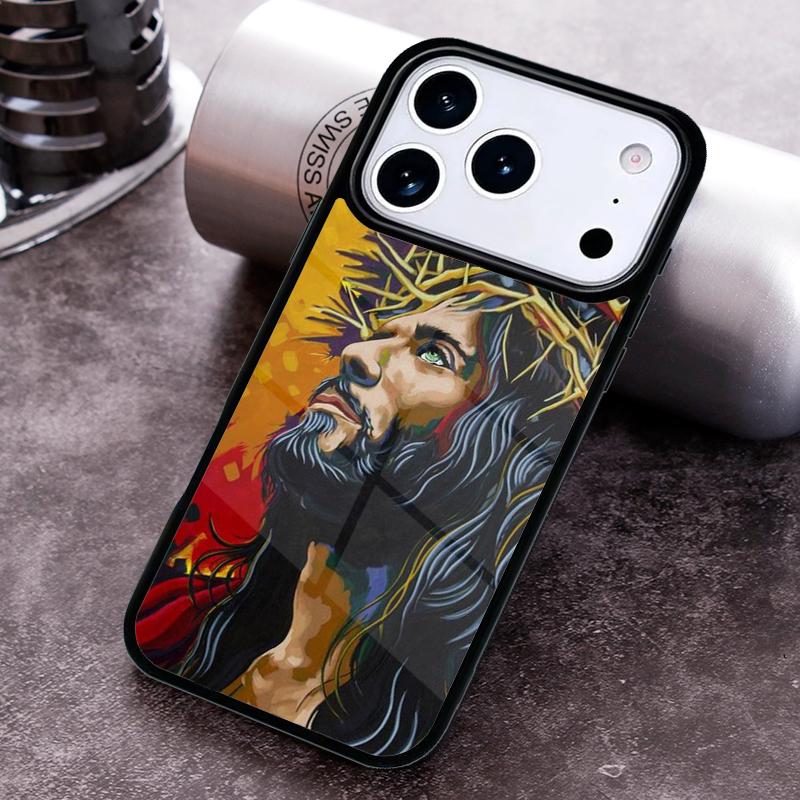 Чехол для телефона Иисус Христос Бог для iPhone 17 16 15 Pro Max Air 14 13 12 11 Plus Ударопрочный чехол