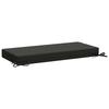 Bench Cushion SOEST 100percent  Polyester Anthracite 60 x 40 x 8 cm