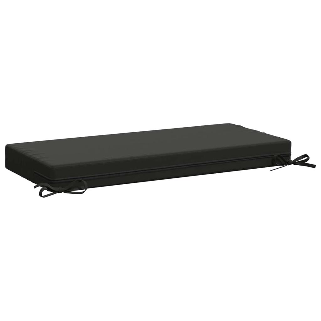 Bench Cushion SOEST 100percent Polyester Anthracite 60 x 40 x 8 cm