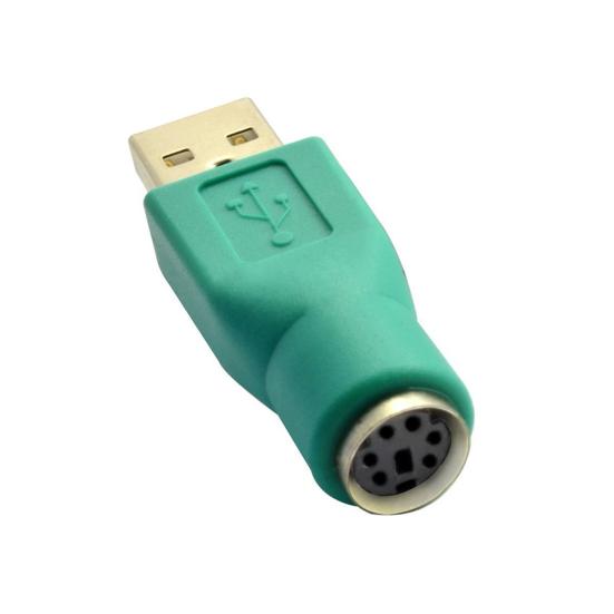 Компьютерная мышь клавиатура USB папа адаптер мама к конвертеру разъем для PS2