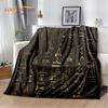 3D Egyptian Mythology Pharaoh Hieroglyphics Soft Plush Blanket,Flannel Blanket Throw Blanket for Living Room Bedroom Sofa Picnic